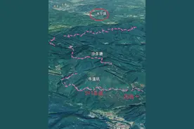 粤桂界高速有多难建，看地形图就知道，途径的永宁镇全是高山峻岭图片