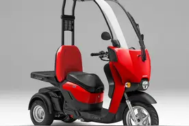 本田发布电动带棚不倒翁 号称外卖神器 两个原因注定与中国无缘图片