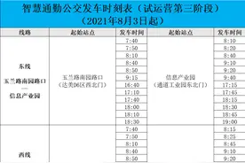 从8月3日起，长沙智慧通勤公交东线西线将增加车辆，加密发车趟次图片