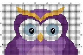 分享一些可爱的动物棒针提花配图图片