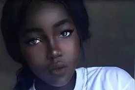 世界上最黑女模特，但美得让人无法反驳，爱美白的姑娘们该反思了图片