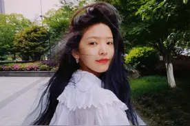 小清新女神章若楠，在线撩发与众不同，口罩也挡不住她的盛世美颜图片