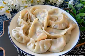 立冬到，最馋这道素馅饺子，鲜美多汁比肉香，一次一盘不怕胖图片