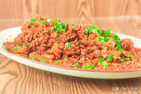 厨师长做一道“粉蒸肉”，原来腌肉有技巧，详细教程让你一学就会图片