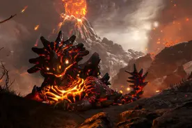 霸占熔岩龙的巢穴，《方舟：创世》火山石头人面目丑陋却很强悍图片