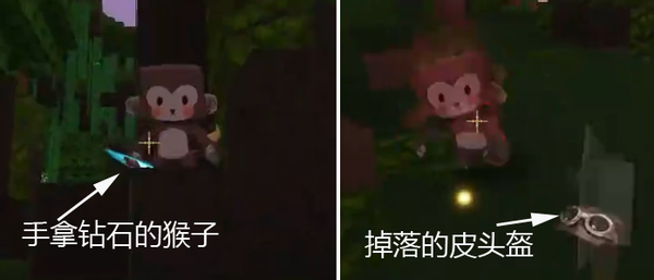 迷你世界：来说说雨林版本中新生物猴子那些有趣的事