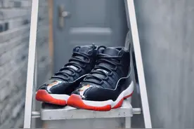 air Jordan11黑红穿着感受图片