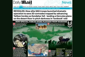 英国特种兵坎大哈突围，遭遇塔利班一路追击，被困沙漠近120小时图片