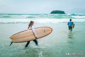 泰国普吉岛，最美海滩之一，最美日落观赏地-卡塔海滩图片