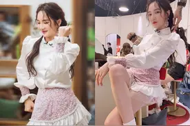 孟佳真的是行走的衣架子，再怎么基础款的衣服，她穿就特别潮图片