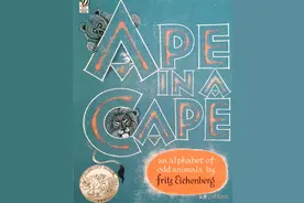 亲子阅读—跟着获奖绘本《Ape In A Cape》学26个字母轻松又有趣图片
