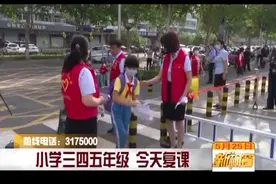 淄博：小学三四五年级，今天复课图片