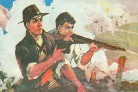 连环画《平原枪声》第四册，绘画齐林家图片