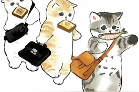 当代“打工喵”日常插画萌化人心，小丑竟是我自己？图片
