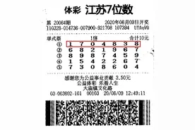 十年忠实购彩者 领走体彩7位数1000万大奖图片