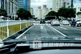 吓人！福州许女士开车途中，挡风玻璃突然钻出一条“蛇”图片