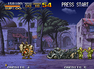 《合金弹头》1代居然还有789关，而大象和骆驼最早在2代已经出现