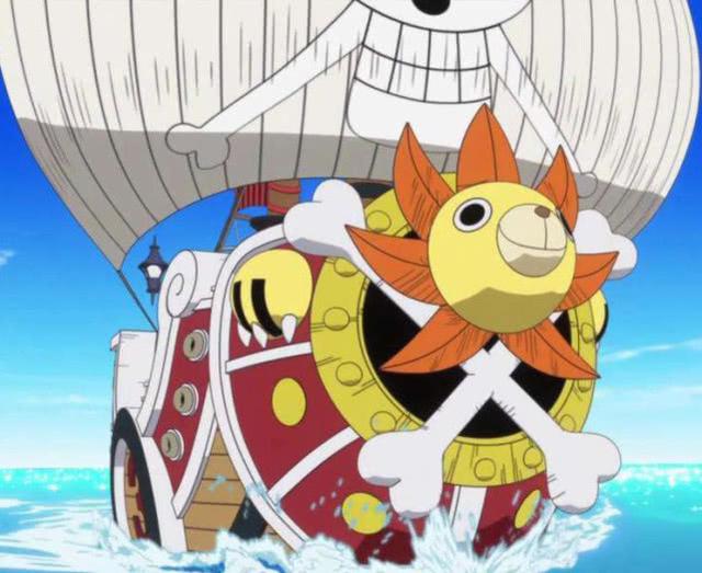 路飞刚出海的时刻是划着一艘小木船就出发,随后碰到乌索普时换成了