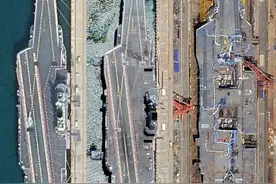 中国“第三艘航母”下水仅剩3到6个月？网友热议：西方已偷窥成癖图片
