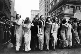 1938年，纽约华人抗日募捐 彼得·斯塔克波尔/摄 ​​​​图片