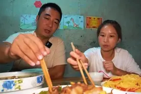 纯素人，真生活！桃子姐90天涨粉千万，好吃懒做的老公才是亮点图片