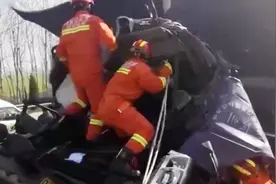 大广高速河南段28辆大货车连环相撞重大事故，已致3人死亡视频封面