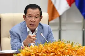 洪森：严惩官商勾结违法侵占土地图片