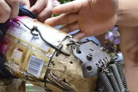 河南73岁农民自制假肢行走31年，专家：这技术自愧不如图片