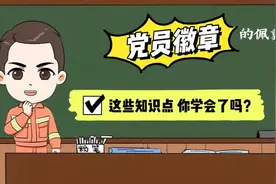 @全体党员，你的党徽戴对了吗？图片