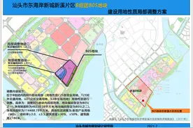 新型产业用地，限高180米！汕头东海岸新溪片局部控规调整图片