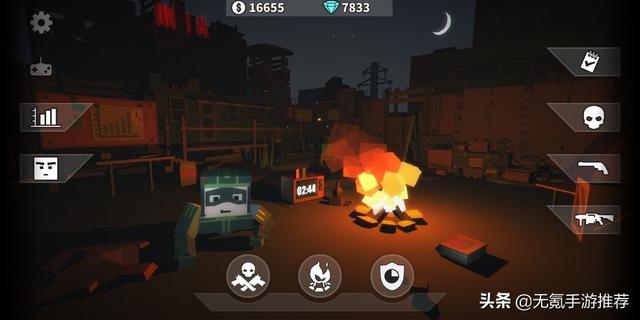 一款3D像素射击类手游，上帝视角爽快打丧尸