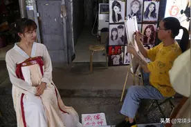 “网红一条街”名不虚传，刚看到古装小仙女，转身又遇见孙大圣图片