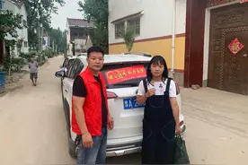 【周口太康】逊母口志愿者爱心送考路上忙图片