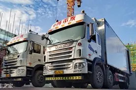 跟着冷藏车去江西送饺子，362公里休息2次，冷链这活不好干图片