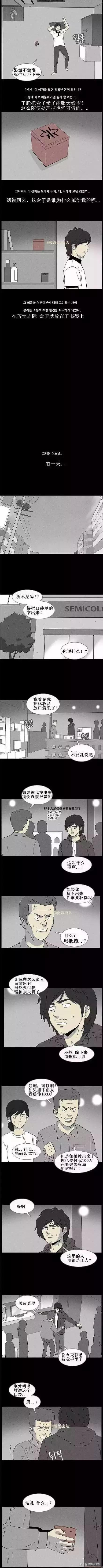 漫画《养盒子》，吞噬物体吐出金钱的盒子