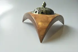 制作一个三角形的盘香炉子图片