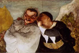 学赏画（104）法国最多产的艺术家Honoré Daumier简介及作品赏析图片