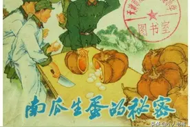 南瓜生蛋的秘密-浙江人民出版社1973 李福星 绘图片