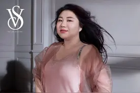 杨天真代言维密！拍摄睡衣大片，身材丰腴的胖美人图片