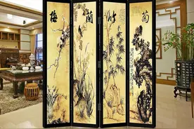 屏风曲曲烛影深——古代屏风造型和功能演变及屏风蕴含的中国文化图片