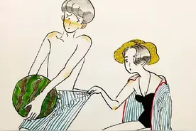 日本小姐姐的70张情侣插画，好真实！30万网友直呼：太秀恩爱了图片