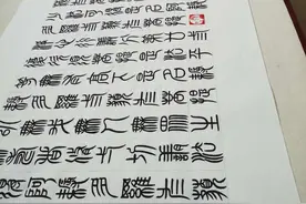 名家专访l中国当代禅篆书法家隆如法师图片