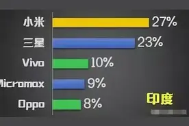 不同国家使用哪个品牌手机最多？图片