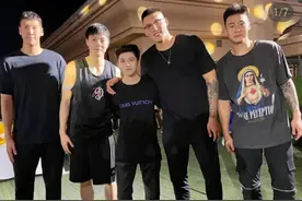 广东宏远四将出席生日会，赵睿最帅，曾繁日有范，杜润旺终于现身图片