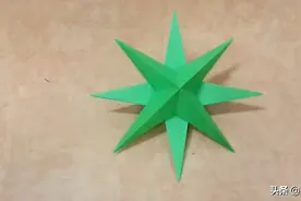 创意手工DIY，学习如何制作立体八角星，非常简单！图片