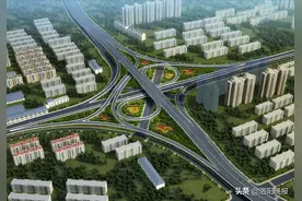 这个立交10日放行！王城大道快速路纱厂路立交东西向主线及5条匝道完工图片