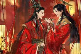 一组友爱男男插画，哇哦，花痴少女们是不是很喜欢这种画风？图片