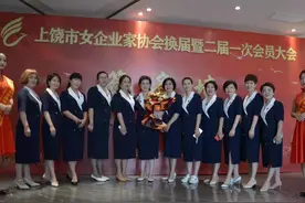 上饶市女企业家协会第一届换届会员大会召开图片