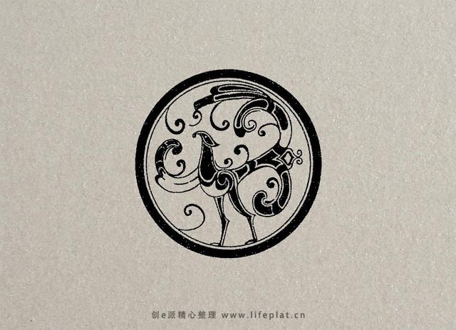 中国古代传说中的瑞鸟——凤凰的纹样图腾