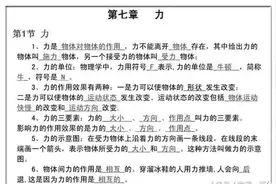 初中物理全套力学知识点归纳图片